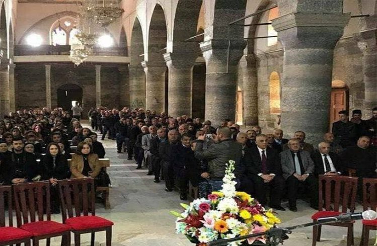 برگزاری نخستین آیین دینی مسیحیان در شهر تلکیف عراق