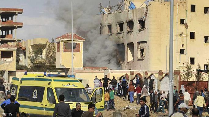 انفجار در مسجد صوفی ها در مصر