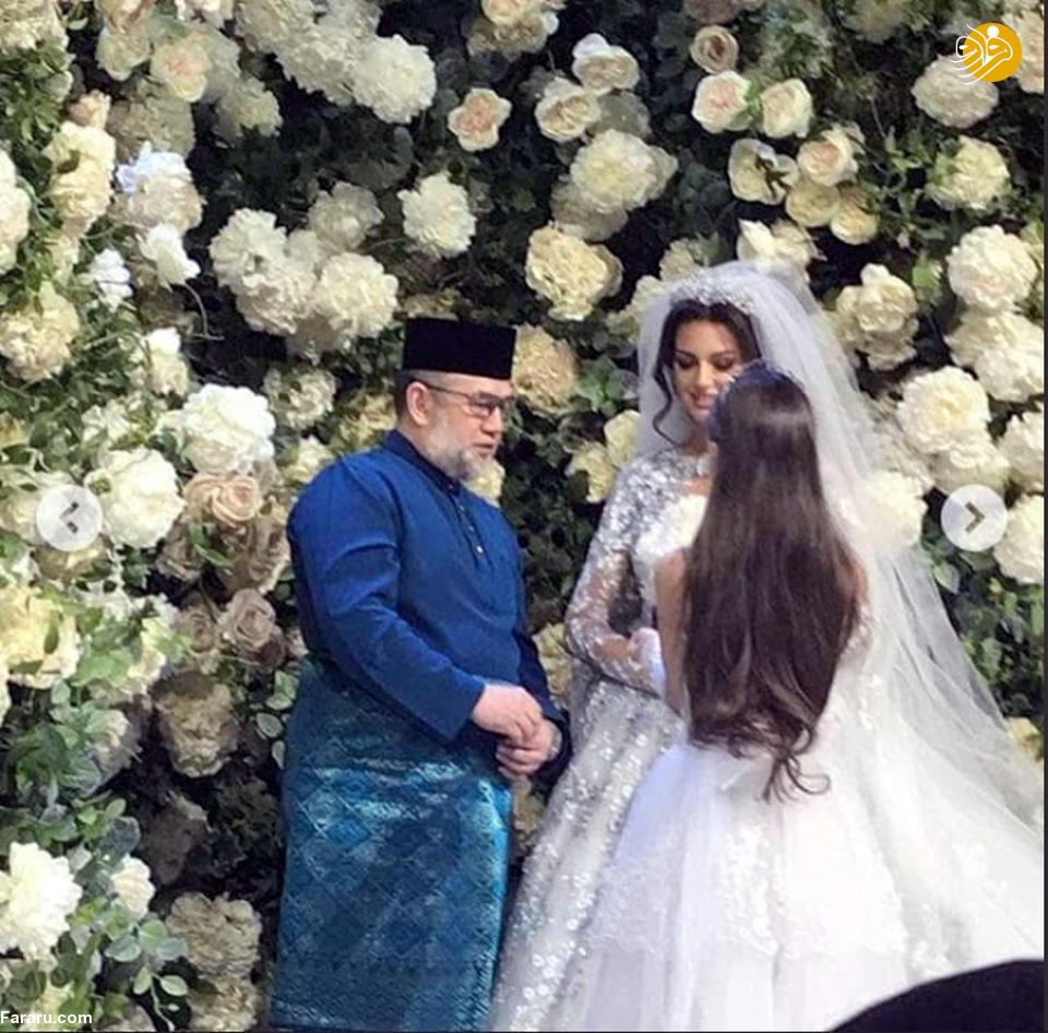 ملکه زیبایی روس مسلمان شد و با پادشاه مالزی ازدواج کرد + تصاویر