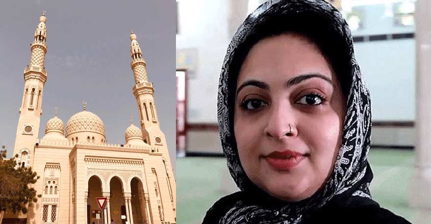 پیروان ادیان مختلف با حضور در مسجد جمیرا در دوبی می‌توانند از این مسجد دیدن کنند، در راستای ایجاد این امکان، یکی از بازیگران مشهور هندی از این مسجد بازدید کرد.