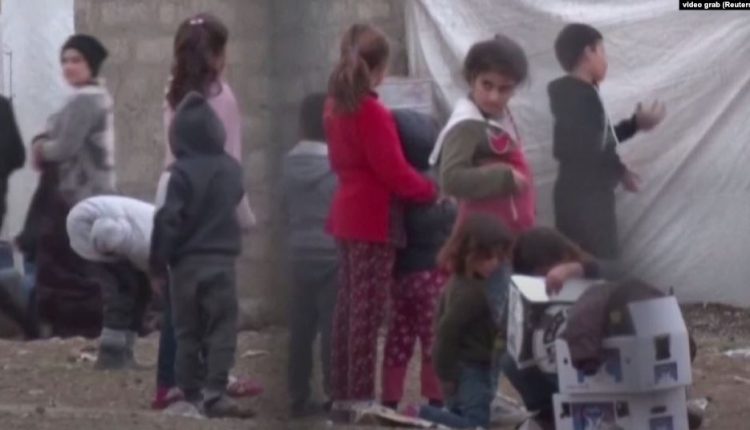 کودکان ایزدی در کمپی در عراق