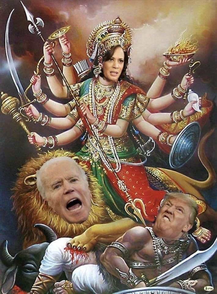 چگونه کامالا هریس الهه هندو شد