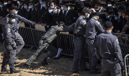 مراسم تشییع خاخام مردخای لیفر