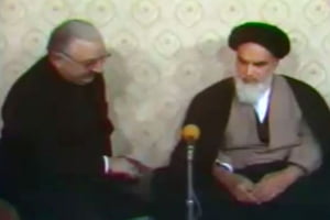 امام خمینی و فرستاده پاپ اسقف هانیبال بوگینینى 