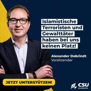 کمپین مقابله با تروریسم اسلامگرایی از سوی حزب سوسیال مسیحی آلمان