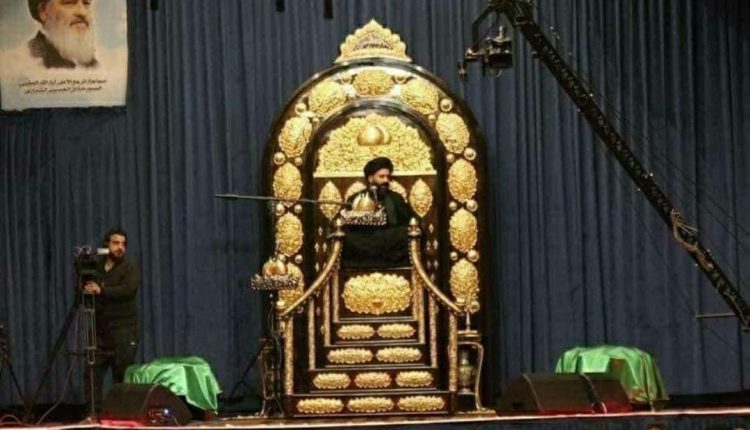 منبر طلایی جریان سید صادق شیرازی شیعه انگلیسی-2