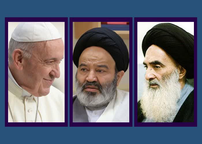 دیدار پاپ و آیت الله سیستانی کاری است به نفع دین/ سفر پاپ، مسیحیت را در عراق تثبیت می‌کند
