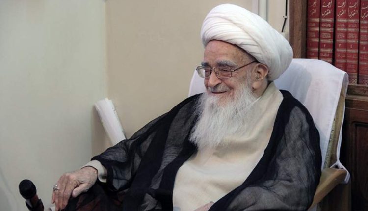 عمر ۱۰۳ ساله آیتالله صافی گلپایگانی