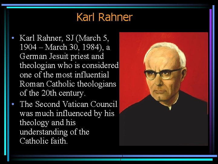 کارل رانر و عرفان