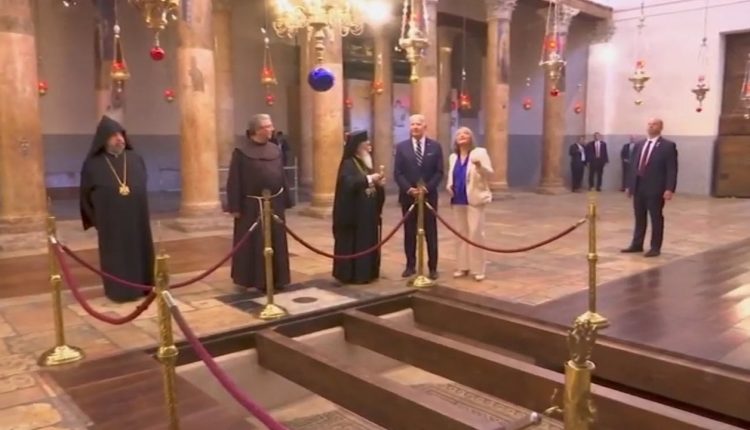 بایدن در بیت لحم