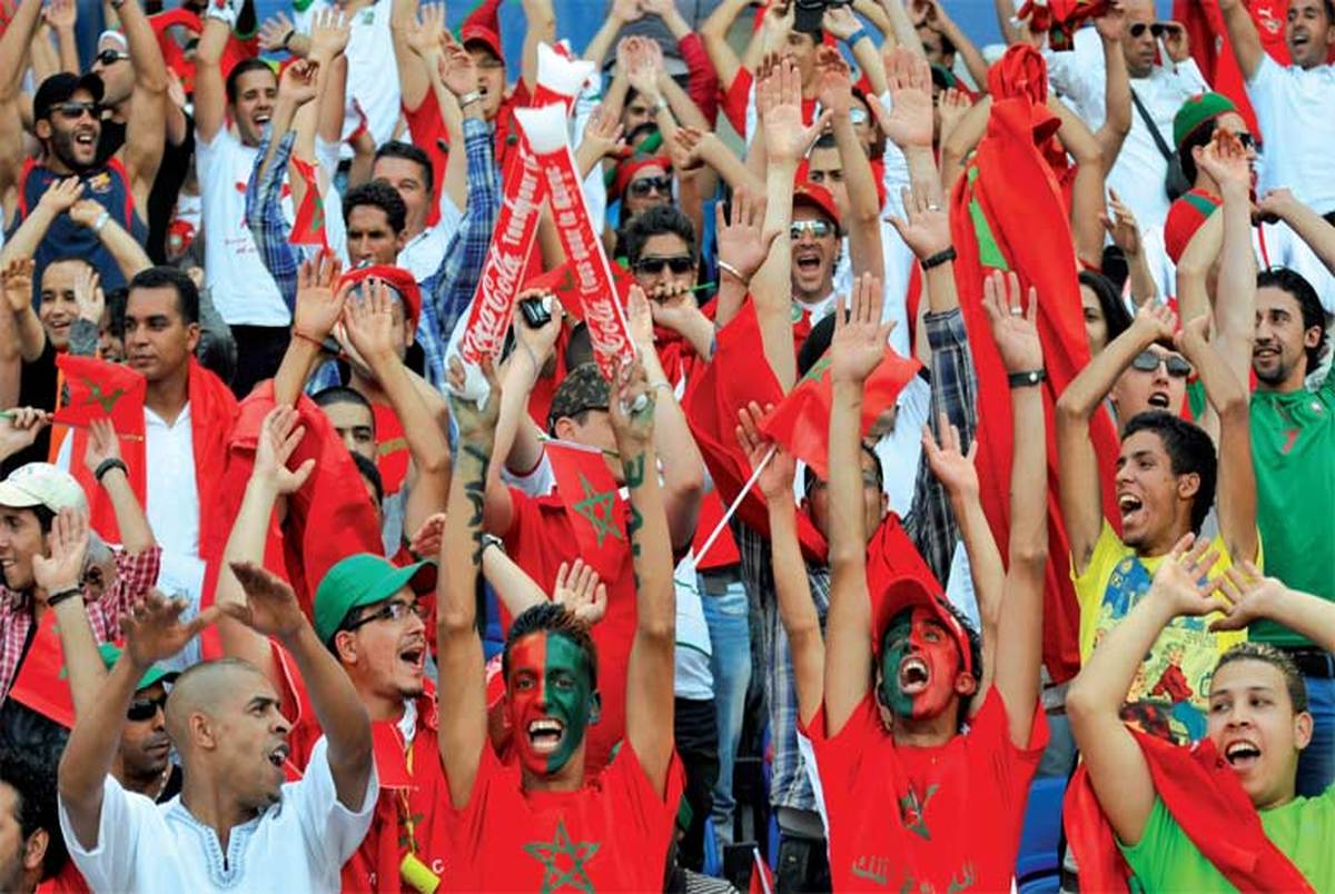 هواداران تیم فوتبال مراکش