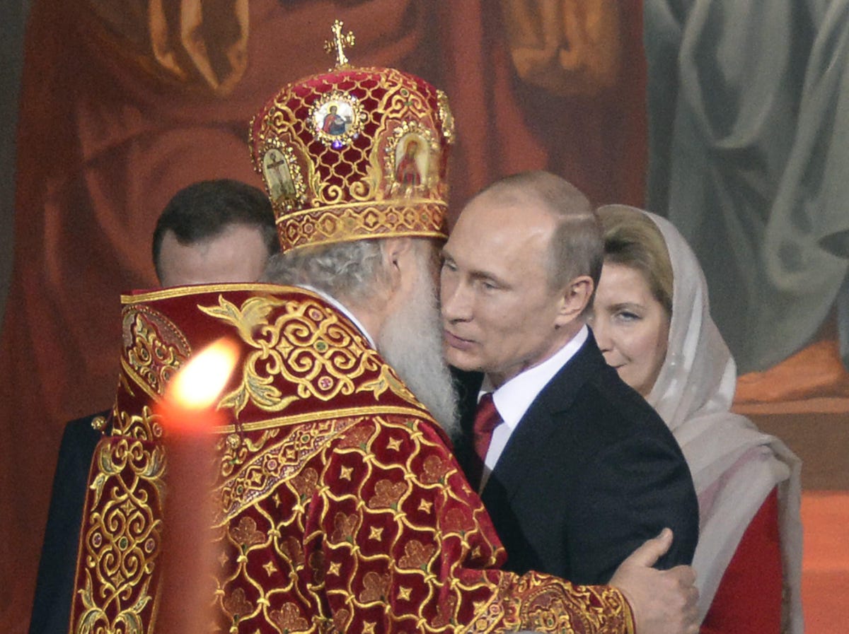 تشکر پوتین از رهبر کلیسای ارتودوکس روسیه