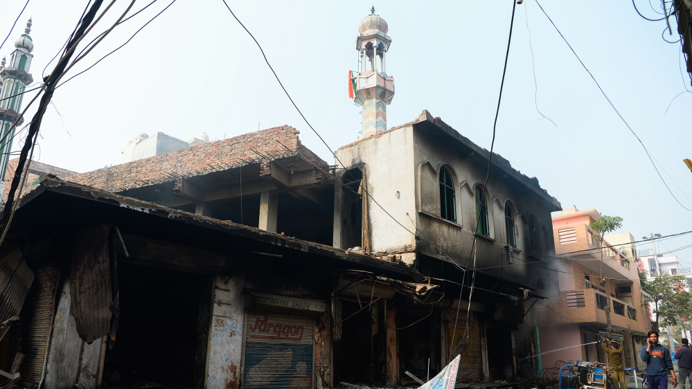 سوزاندن مدرسه مسلمانان در هند