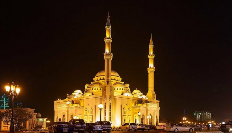 نمایی-از-مسجد-نور-دبی