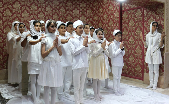 نمایی از جشن سدره پوشی زرتشتیان