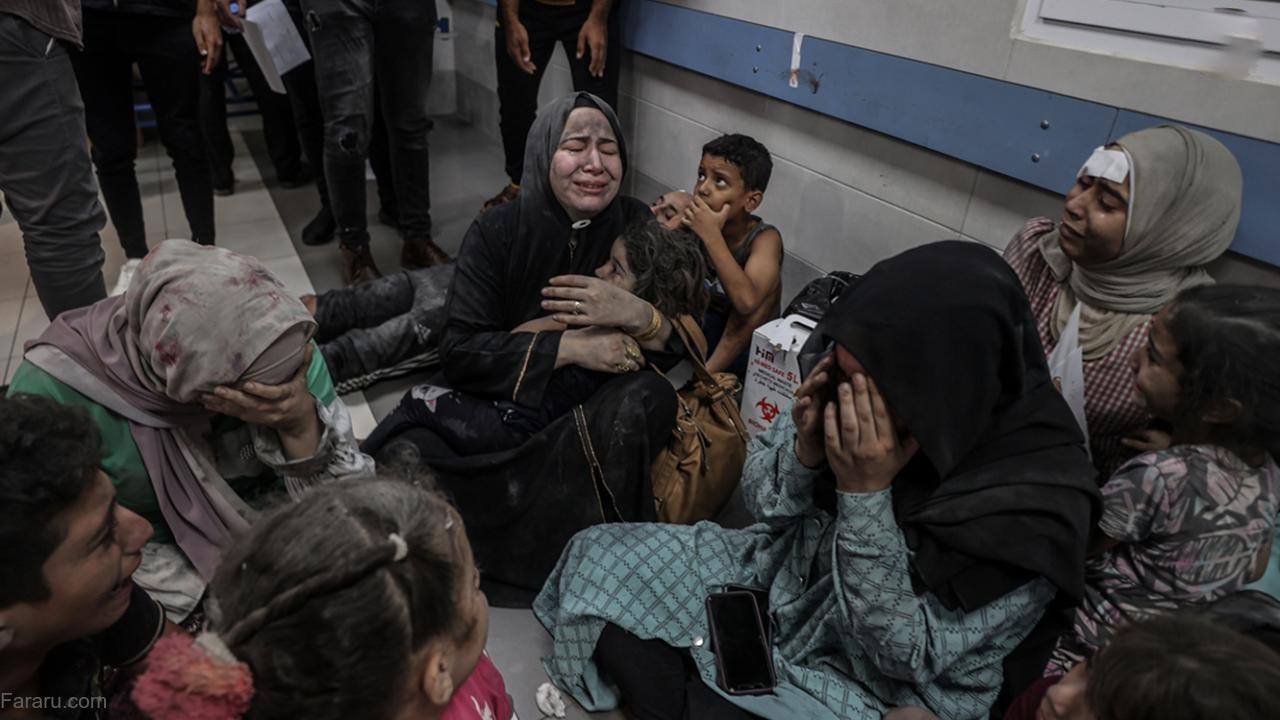 پیام تسلیت بمباران بیمارستان غزه