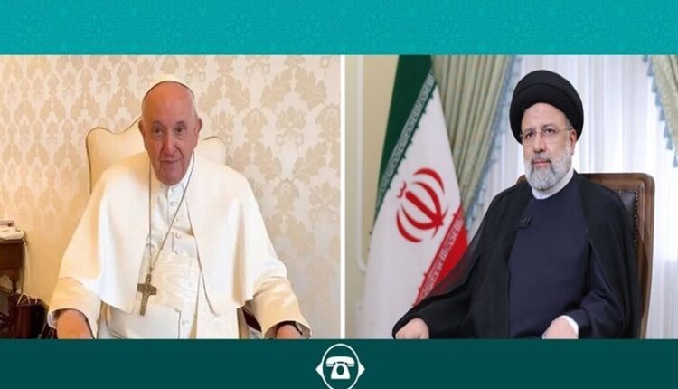 تماس+تلفنی+رئیس+جمهور+با+پاپ