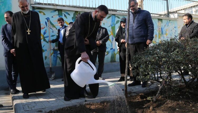 کاشت+درخت+ارامنه