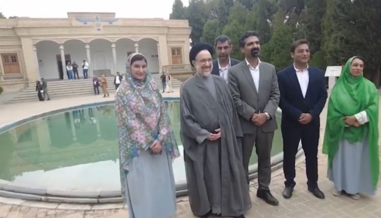 بازدید+سید+محمد+خاتمی+آتشکده+زرتشتیان