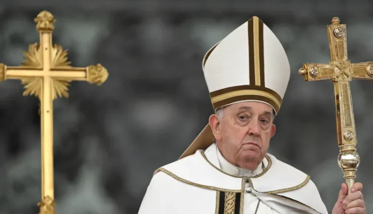 تصویری از پاپ فرانسیس رهبر مسیحیان جهان